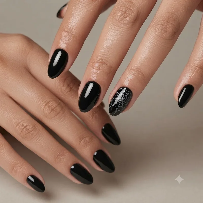 27 Black Halloween Nails That Feel Elegant, Not Costumey