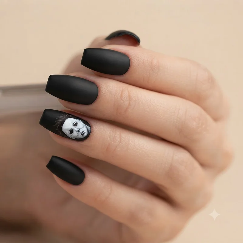 Horror Movie Halloween Nails for True Genre Fans 2026