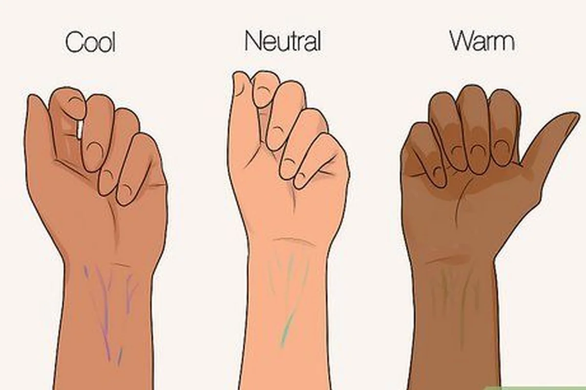 Complete undertone chart comparing warm cool neutral and olive undertones across all skin depths from fair to deep tone
